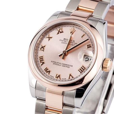 rolex watch women rose gold